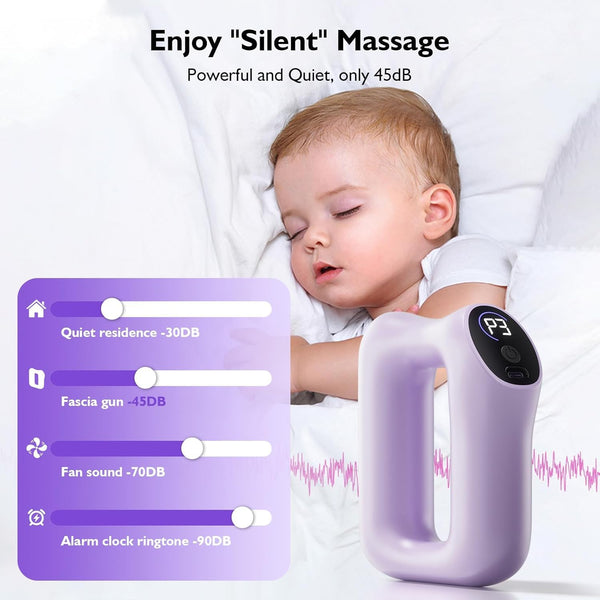 FasciaRing massager LED display and controls