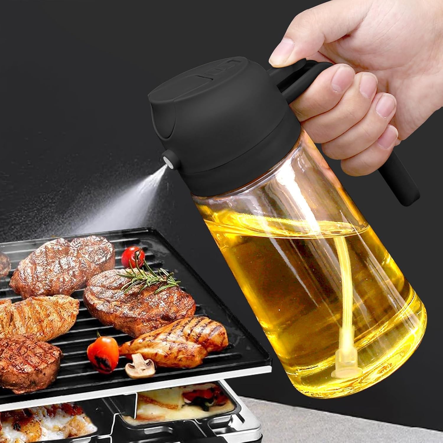 Misamo 2-in-1 Glass Oil Sprayer