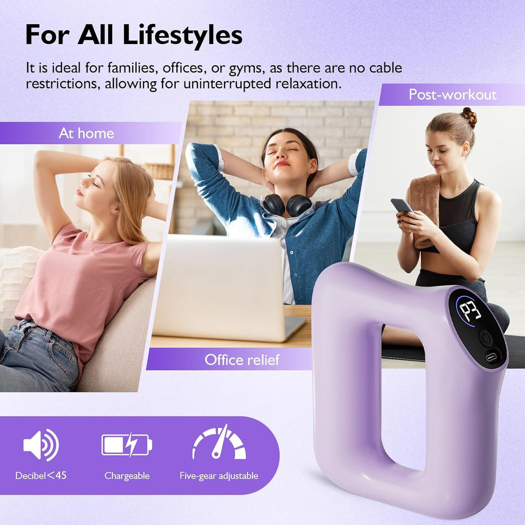 FasciaRing massager rechargeable and portable
